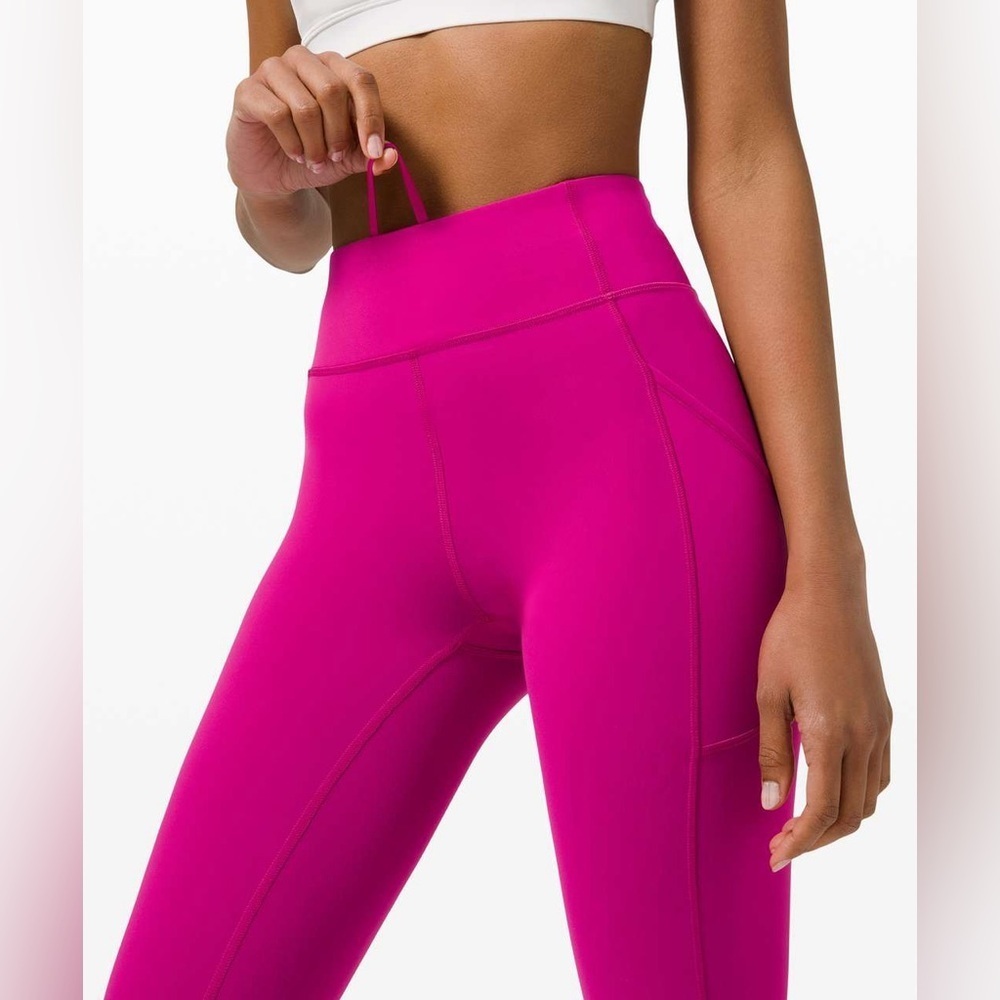 Lululemon Invigorate High-Rise Tight 25" in Ripened Raspberry Size 12 - Picture 4 of 14